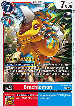 Brachiomon Card Front
