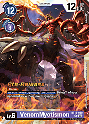 VenomMyotismon · Pre-Release Stamped BT15-080