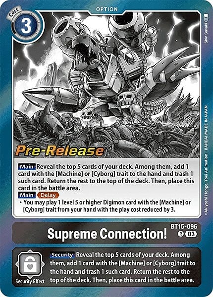 Supreme Connection! Card Front