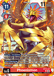 Phoenixmon · Pre-Release Stamped BT15-017