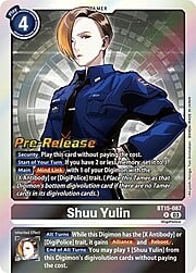 Shuu Yulin · Pre-Release Stamped BT15-087