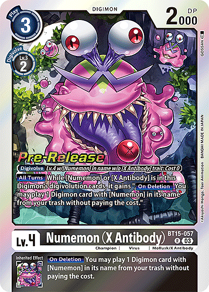 Numemon (X Antibody) Card Front