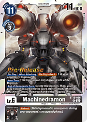 Machinedramon · Pre-Release Stamped BT15-066
