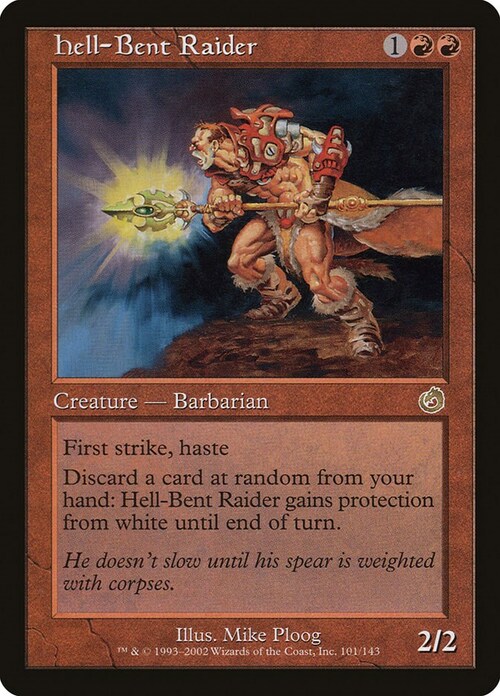 Hell-Bent Raider Card Front