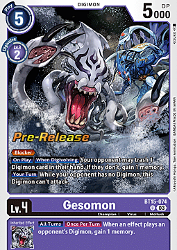 Gesomon Card Front