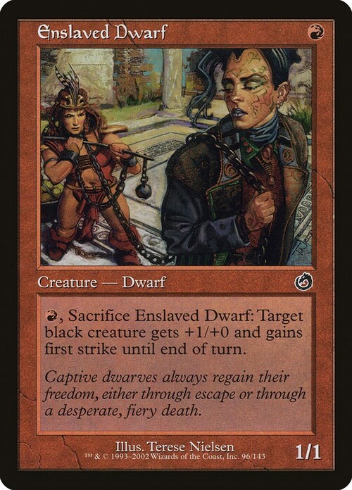 Enslaved Dwarf Card Front