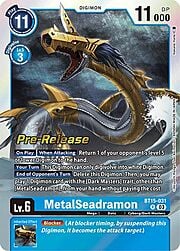 MetalSeadramon · Pre-Release Stamped BT15-031
