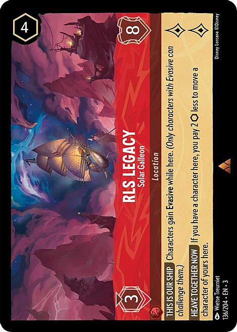 RLS Legacy - Solar Galleon Card Front