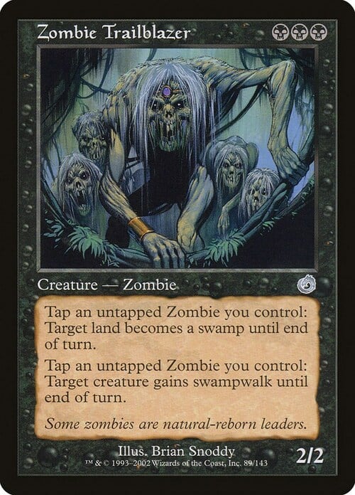 Scopripista Zombie Card Front