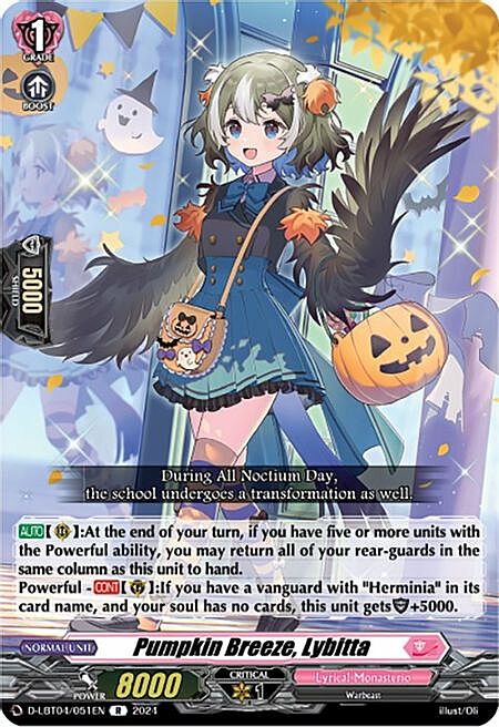 Pumpkin Breeze, Lybitta Card Front