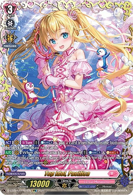 Top Idol, Pacifica [G Format] Frente