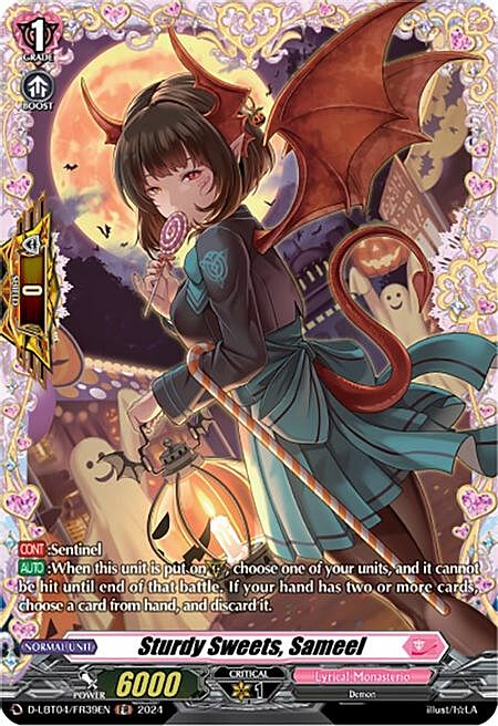 Sturdy Sweets, Sameel Card Front