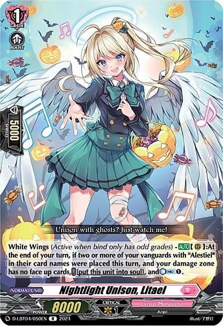 Nightlight Unison, Litael Card Front
