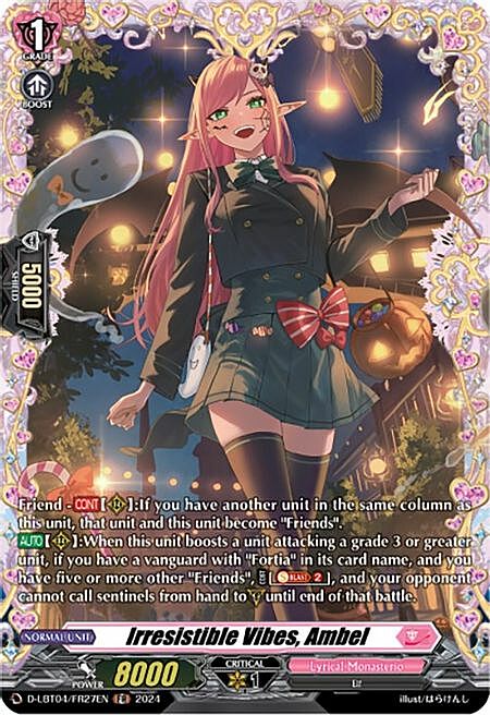 Irresistible Vibes, Ambel Card Front