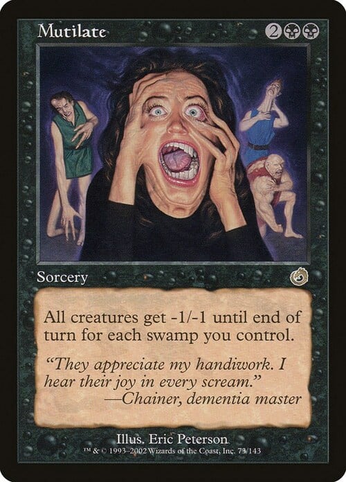 Mutilate Card Front