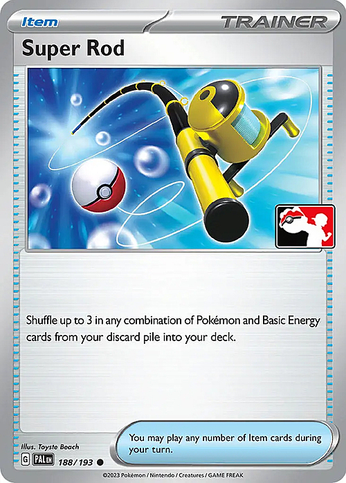 Super Rod Card Front