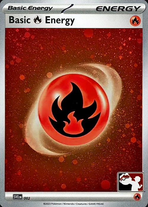 Basic Fire Energy Card Front