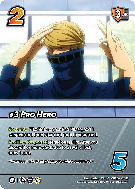 #3 Pro Hero Card Front