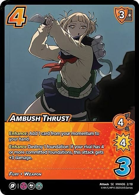 Ambush Thrust Card Front