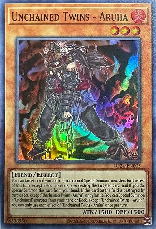Unchained Twins - Aruha Card Front