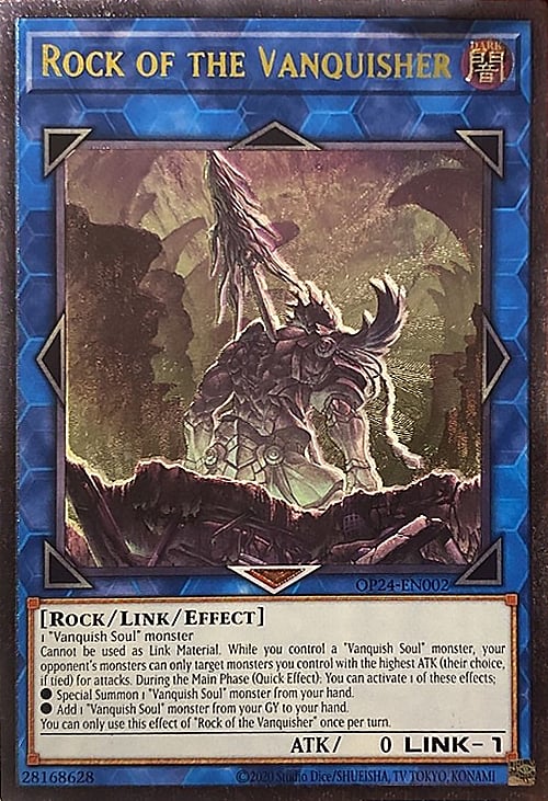 Rock of the Vanquisher Card Front