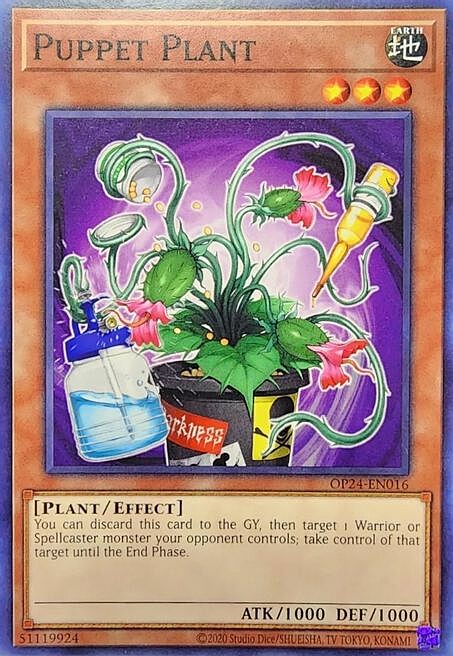 Puppet Plant Card Front