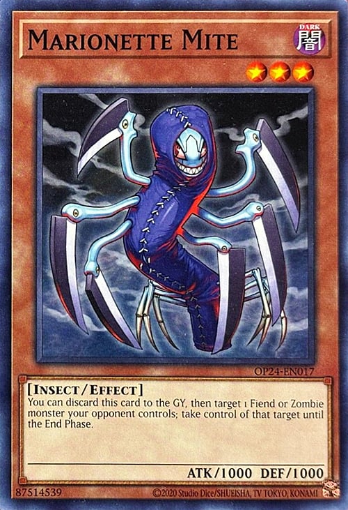 Marionette Mite Card Front