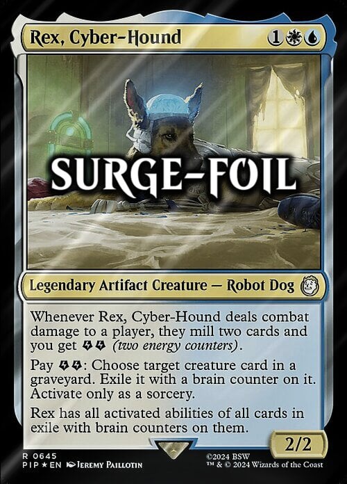 Rex, Cyber-Hound Card Front