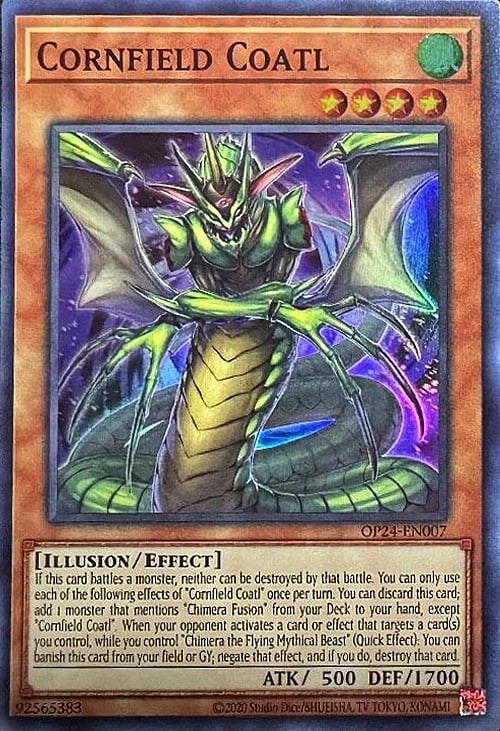 Cornfield Coatl Card Front