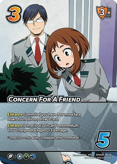 Concern For A Friend Card Front