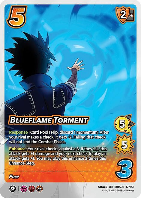 Blueflame Torment Card Front