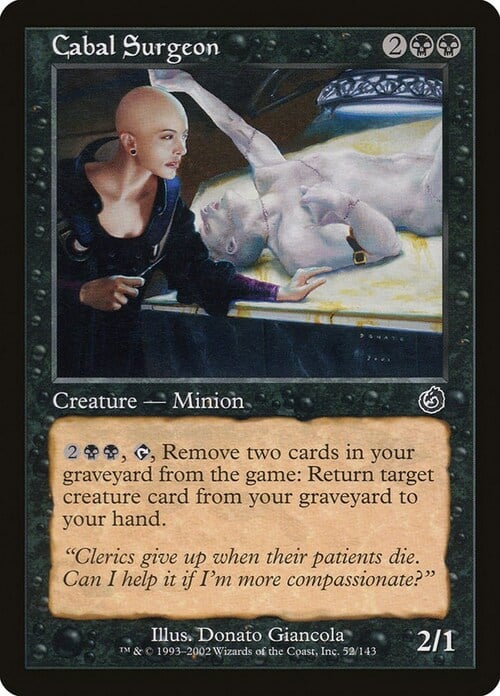 Cabal Surgeon Card Front