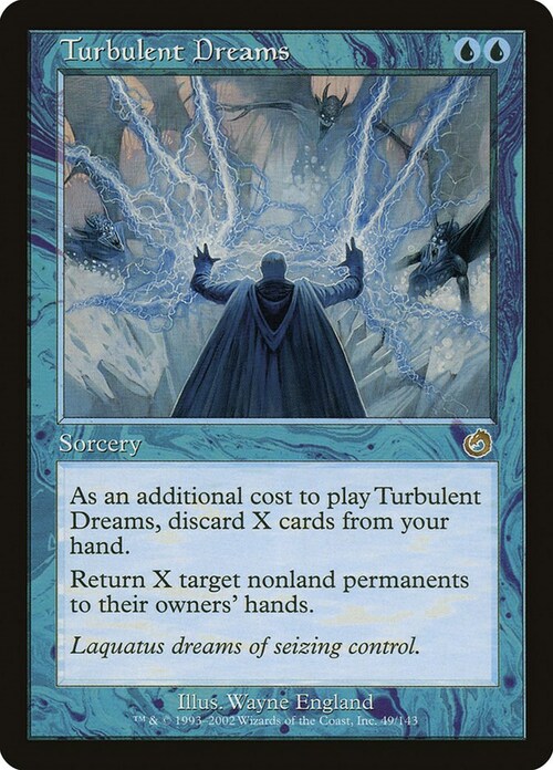 Turbulent Dreams Card Front