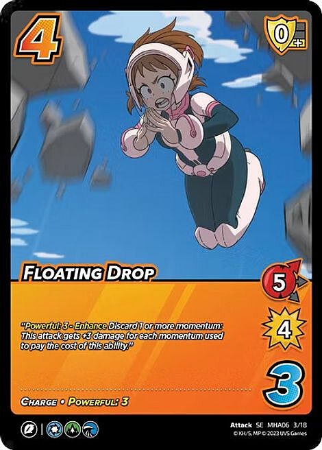 Floating Drop Card Front