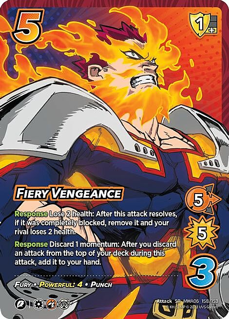 Fiery Vengeance Card Front