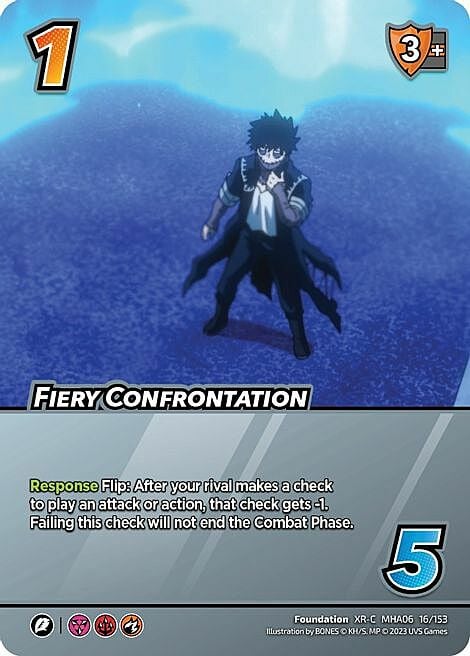 Fiery Confrontation Card Front