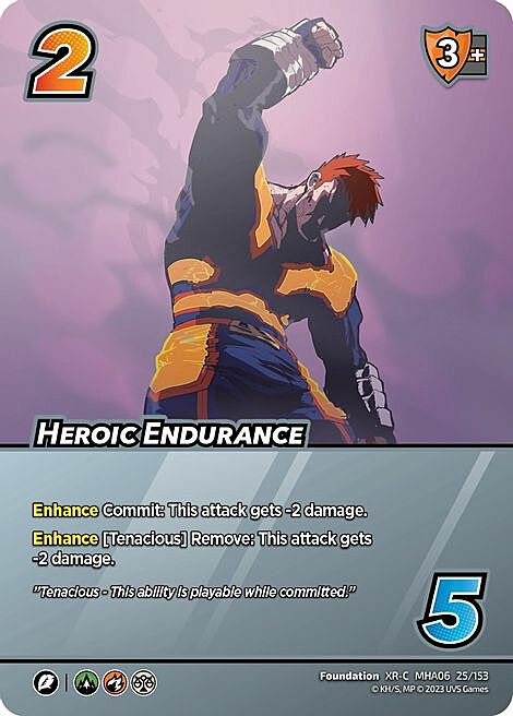 Heroic Endurance Card Front
