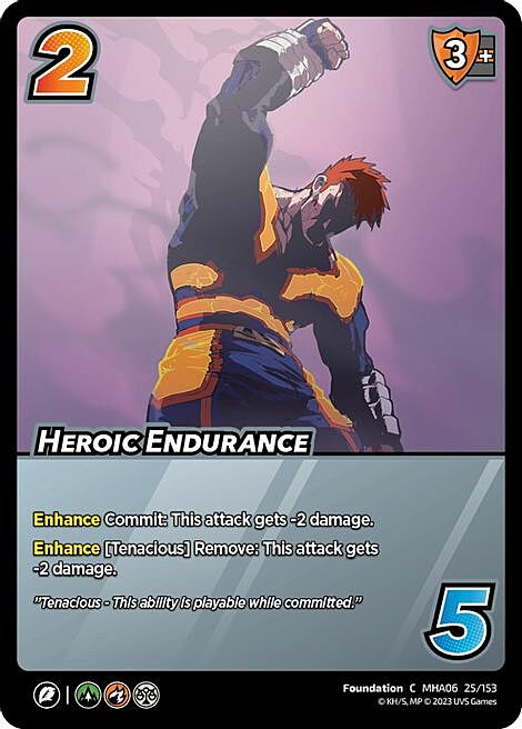 Heroic Endurance Card Front