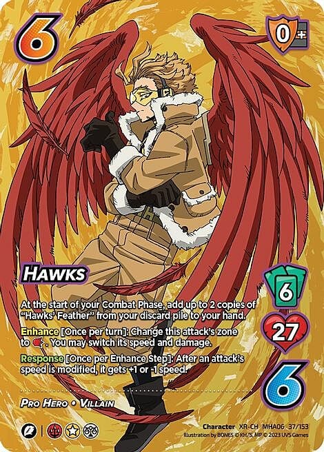 Hawks Card Front