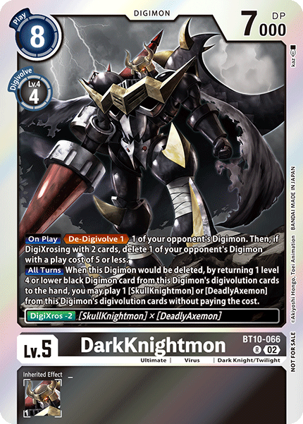 DarkKnightmon Card Front