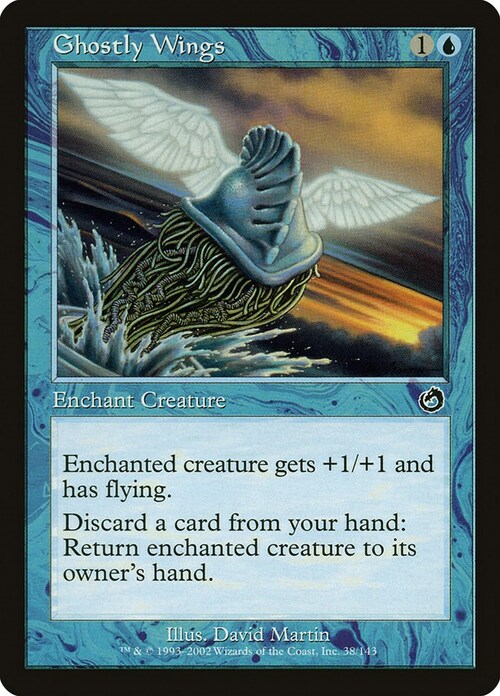Ghostly Wings Card Front