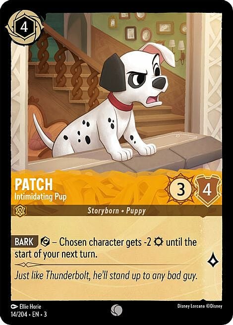 Patch - Intimidating Pup Card Front