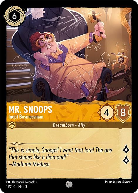 Signor Snoops - Imprenditore Inetto Card Front