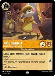 Miss Bianca - International Rescue Aid Society Agent