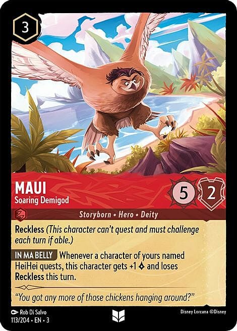 Maui - Soaring Demigod Card Front