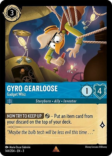 Gyro Gearloose - Gadget Whiz Card Front