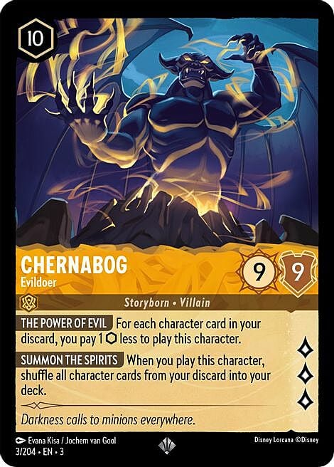 Chernabog - Maligno Card Front