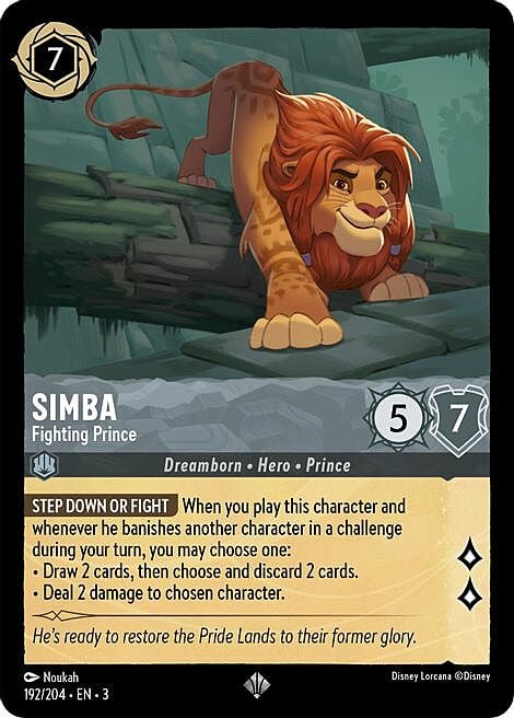 Simba - Fighting Prince Card Front