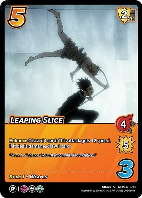 Leaping Slice Card Front