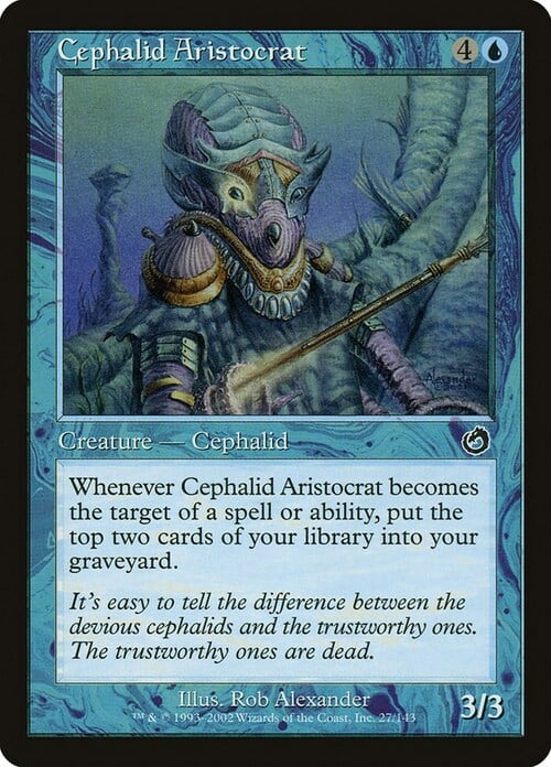 Cephalid Aristocrat Card Front